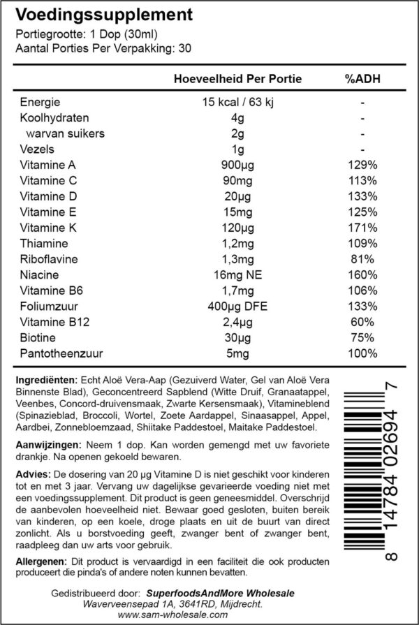 Vitamin Mineral Rush | Sunwarrior Vitamin Mineral Rush aus unverarbeiteten pflanzlichen Rohstoffen Liquid Vitamin Mineral Rush in Aloe Vera wird ausschließlich aus pflanzlichen Rohstoffen gewonnen und enthält keine synthetischen Stoffe. Vitamin Mineral Rush ist ein starker flüssiger Vitamin- und Mineralkomplex mit Fulvinsäure, der eine noch bessere Aufnahme der Nährstoffe gewährleistet.